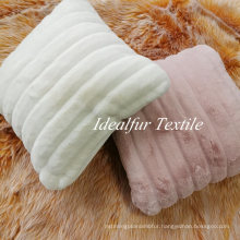 Faux Fur Rabbit Pillow Case Throw Pillows for Home Decor